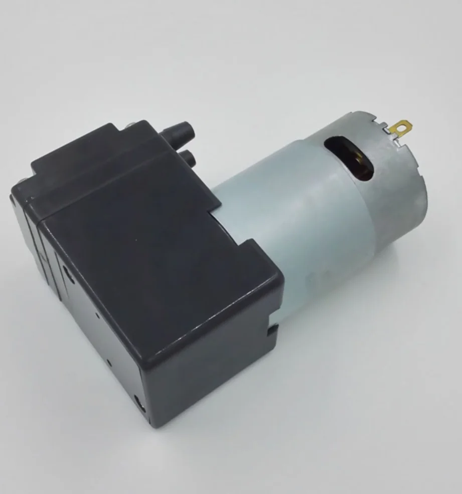 12v DC Silent 75kpa 11LPM Brush Motor Micro Air Vacuum Pump