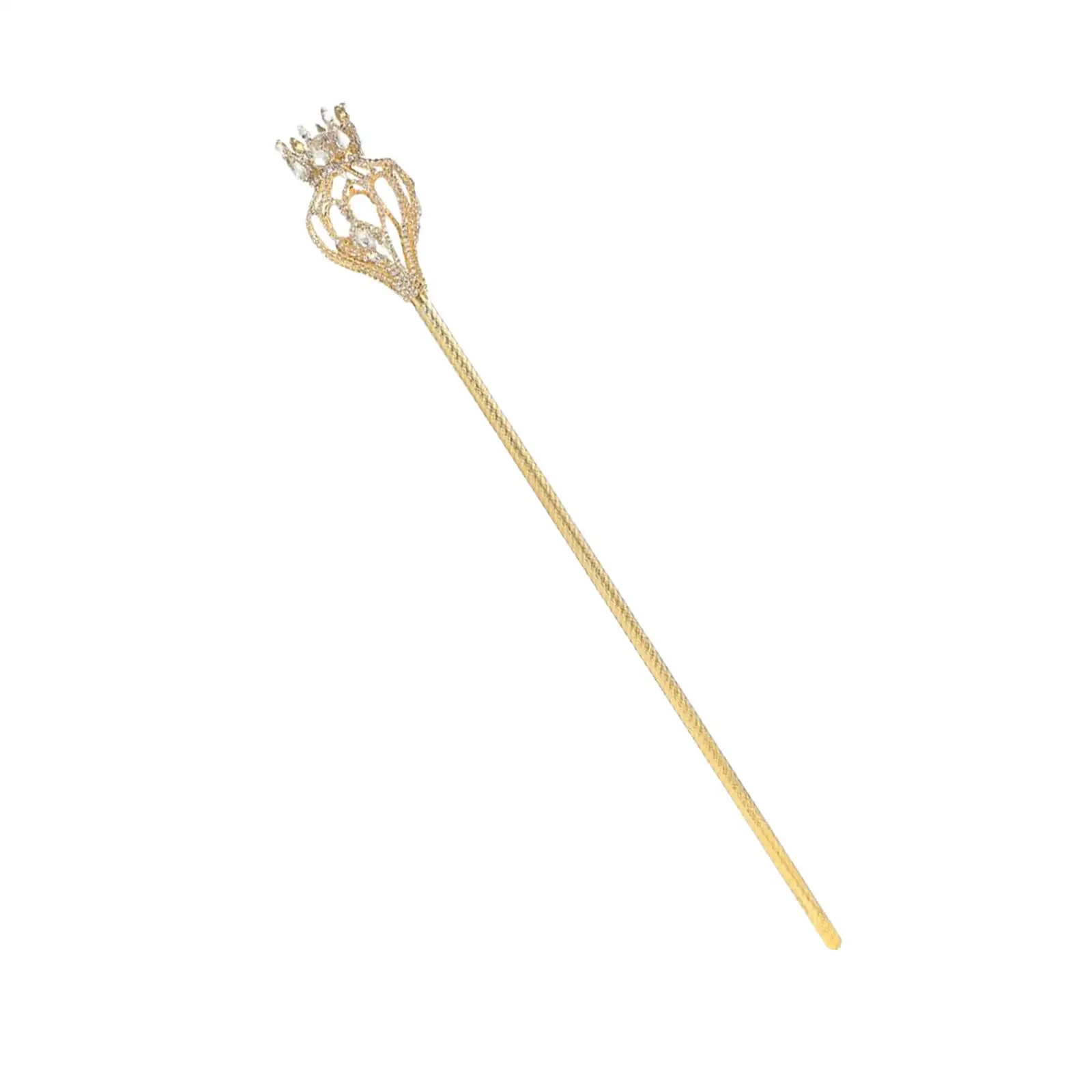 Fashionable Cosplay Scepter for Christmas Angel Costume Props Adults Kids Party Photography Gold