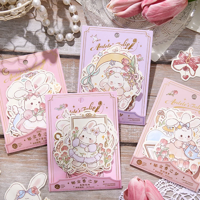 

8paks/LOT Tulip Dream series cute lovely markers photo album decoration paper memo pad