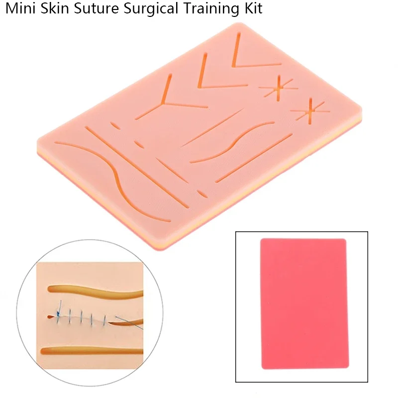 Suture Practice Pad 3 Layer With 14 Wound Durable Silicon Skin Suture Practice Kit For Medical Veterinarian Students Nurses