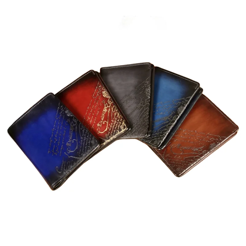 Dimy Genuine Leather Wallet Male Vintage Purses Credit Card Coin Card Holder Clip For Men Long Wallets Brand Luxury Slim ID Card