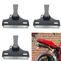 Fit For Ducati 848 1098 1198 1098R 1098S 2008-2011 Number License Plate Holder Bracket Rear Tail Tidy Fender Eliminator Kit