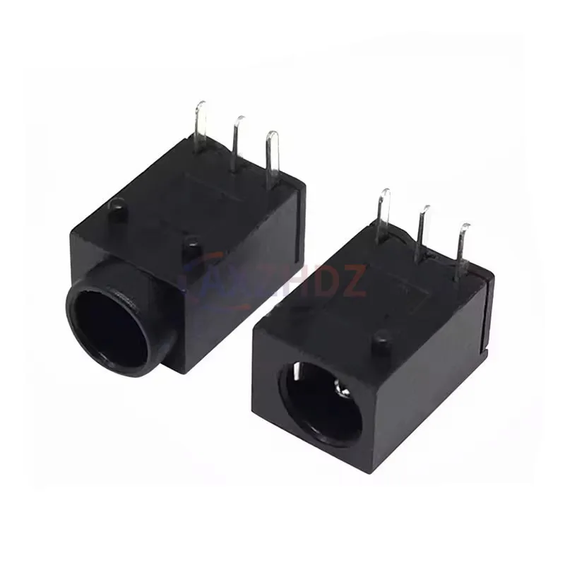 10PCS 3.5x1.3mm 3Pin DC-003 DC Power Jack Socket Connector Panel Mount Plug DC003A DC003 3.5*1.3MM