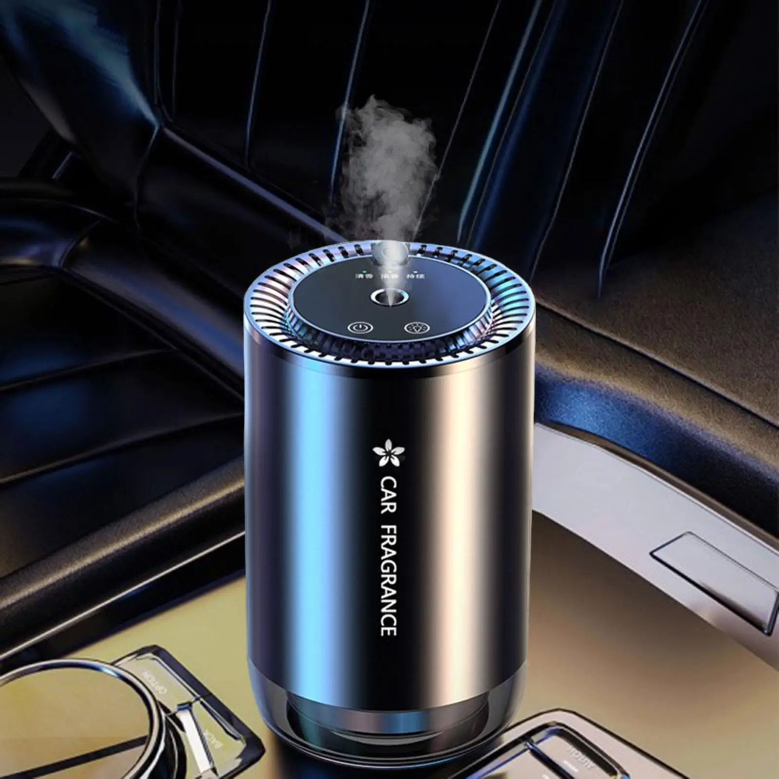 Car Diffuser Humidifier Mini 3 Spray Modes Auto on Off Adjustable Smart Car Air Freshener for Bedroom Office Travel Home