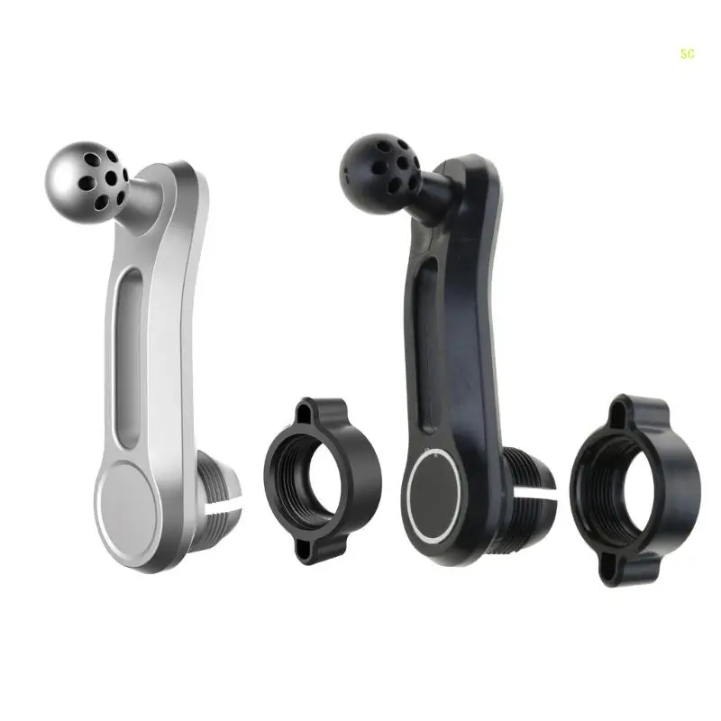 17mm Round Mount Arm Extension Rod Joint Connector Adapter for Car Phone Holder Clamp Cellphone Air Vent Cradles Dropshipping