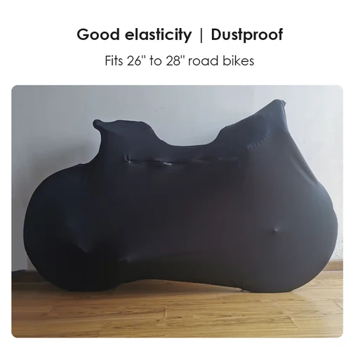 Imagen 2 del producto HSSEE Cubierta antipolvo de bicicleta de cobertura total, protector de bicicleta suave y liso de seda lechosa de primera calidad para bicicleta de carretera, accesorios de bicicleta de 26"" a 28""