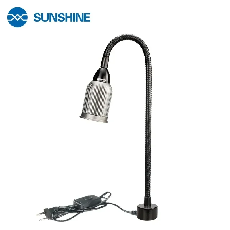 SUNSHINE SS-804 LED 220V Lamp Repair Special Lighting Spotlight Long Arm Hose Universal LED Magnetic Mini USB Desk Lamp Tool