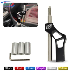 JDM 6-Color Aluminum Gear Shift Knob Lengthened Adjustable Height Rod Automatic Manual Shift Lever Extension Universal