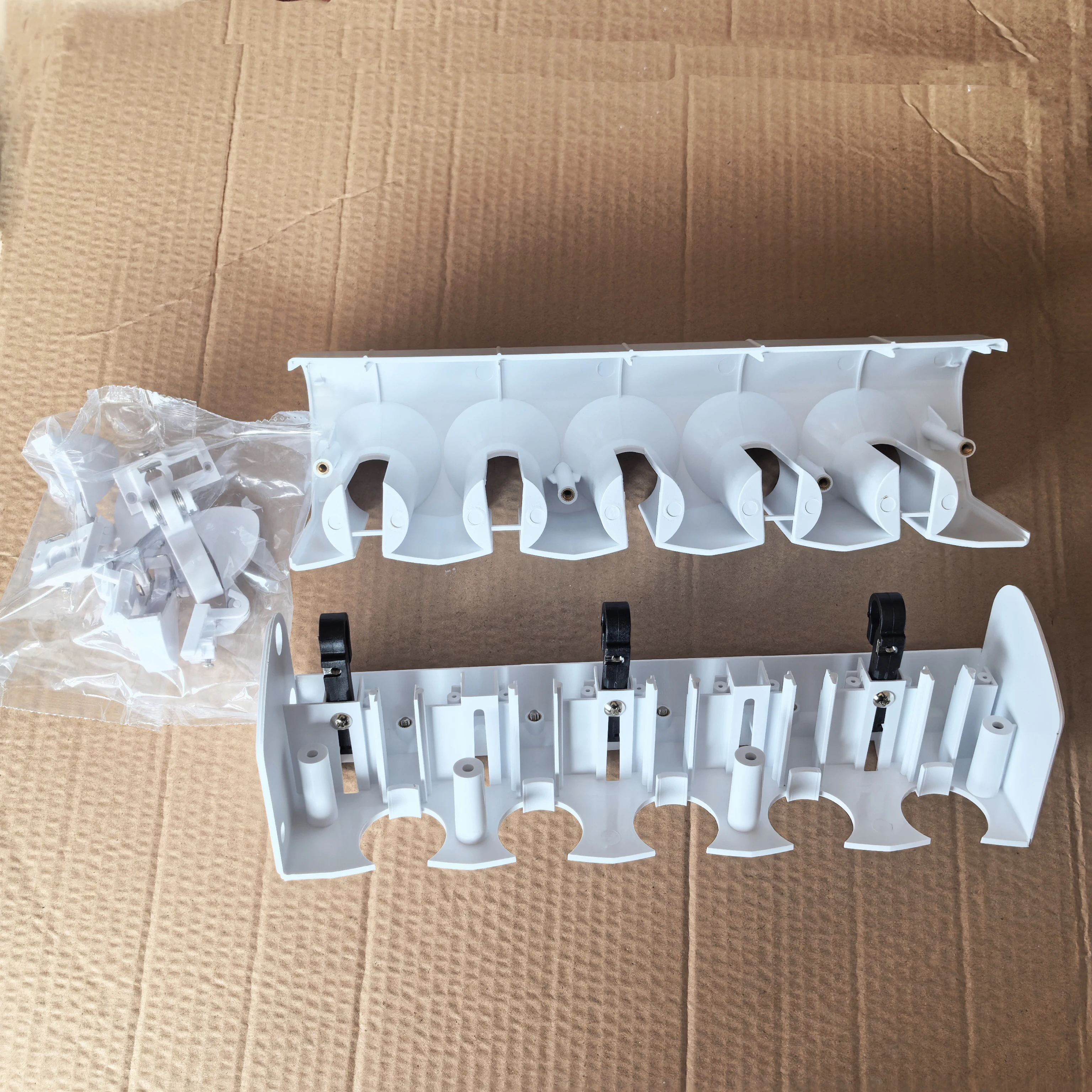 Dental 5 Set holder 5 Seat Handpiece Holder Syringe hanging box Scaler holder Dental Chair Uint Triple Rack box view 5