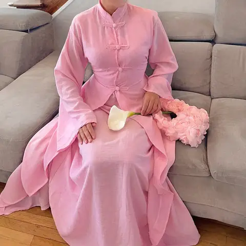 Eid Abaya abierta de 2 piezas con vestido interior conjunto moda musulmana ropa islámica para mujeres Abayas Dubai bata caftán marroquí de lujo