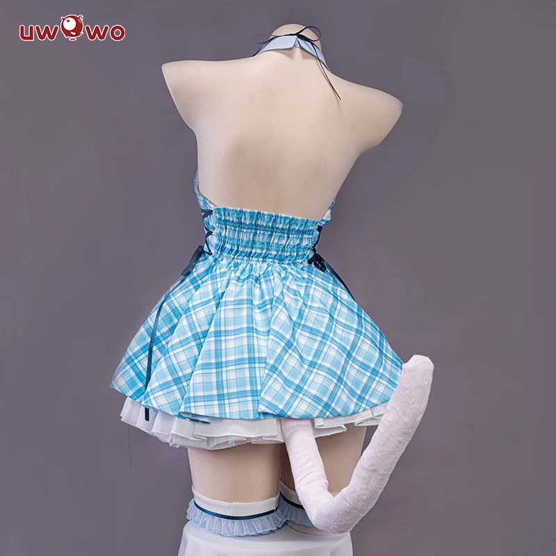 Uwowo Vanille Cosplay Kostüm neue Dienst mädchen Kleid Idol Bühne Chocolaa/Vanillaa Theater mädchen Halloween Cos für Mädchen Frauen