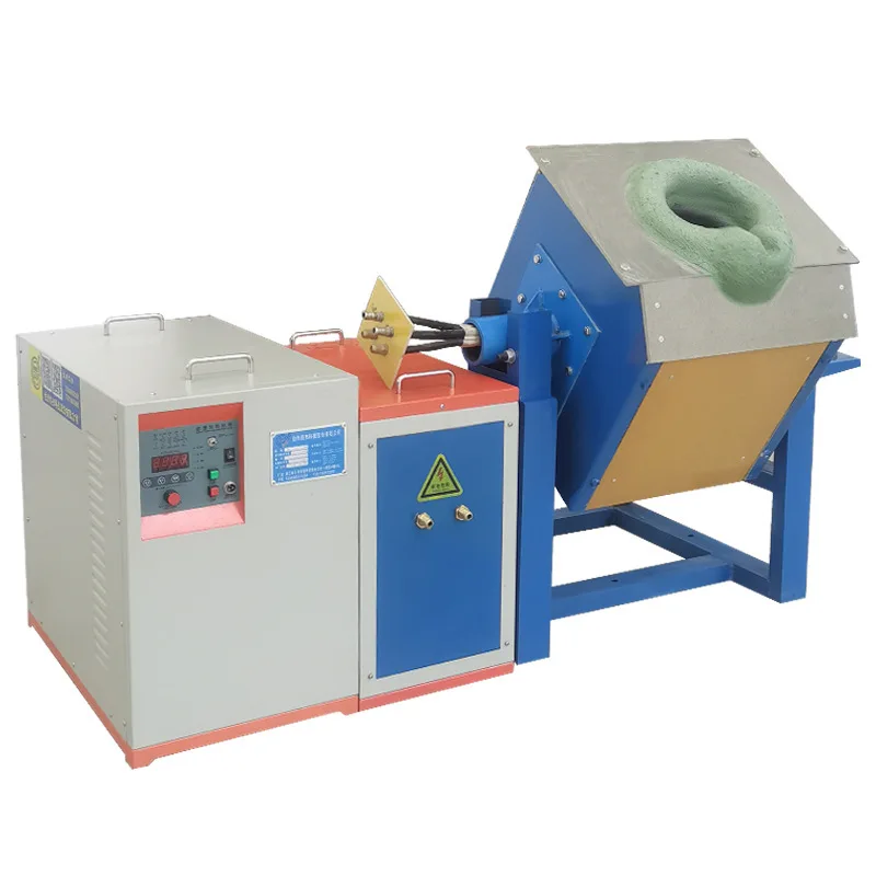 25KW -200KW Medium Frequency For Gold, Silver, Copper, Iron, Aluminum Industrial Various Metal Melt Furnace Equipment Induction