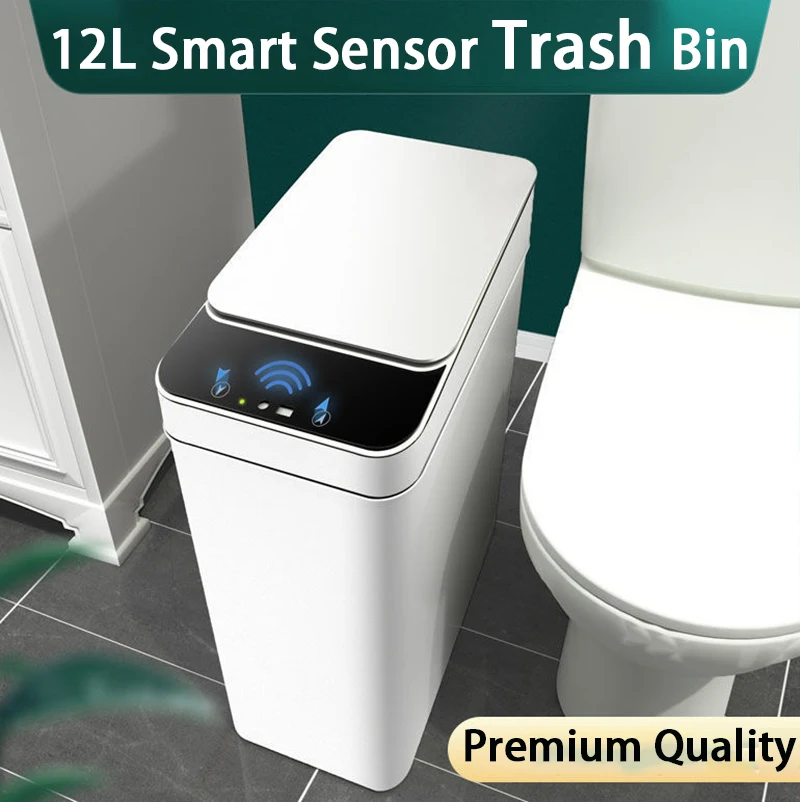 

Touchless Smart Sensor Trash bin Smart Sensor Trash Can Touchless Trash Basket Garbage Bin Garbage Can Waste Bin Smart Bin