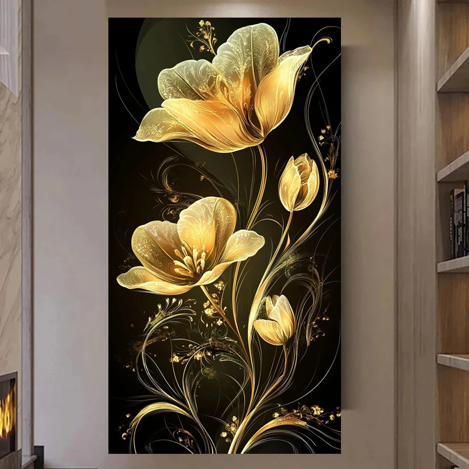 2025 Diamond Painting Large Size New Collection Flower Diy Full Mosaic Embroidery Floral Picture Jewellery Cross Stitch Kits