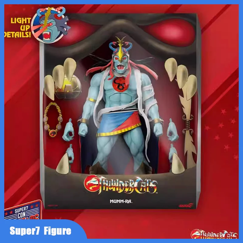 

Hot Super7 1/12 Scale Sdcc 2024 Lion Cat Thunderbolt Cat Wizard With Light Eye Edition Action Figure Model Toy Gift In Stock