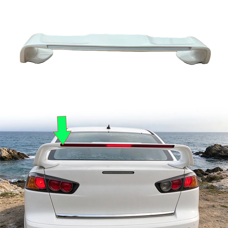 For Rear Spoiler Fit Mitsubishi Lancer EX Lancer Evolution X CZ4A 2009-2016 Automobiles Accessories Exterior Parts body kits Rea