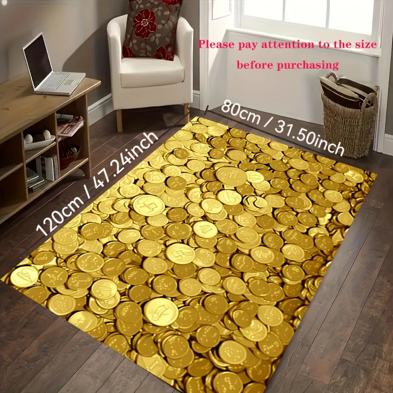 Luxury-inspired Doormat - Waterproof, Non-Slip, Stain-Resistant Living Room, Balcony, Bathroom, Office Floor Mat Home Decor