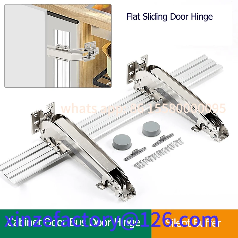 

Customizable Wardrobe Folding Cabinet Lateral Sliding Door Hinge System Damping Silent Slide Rail