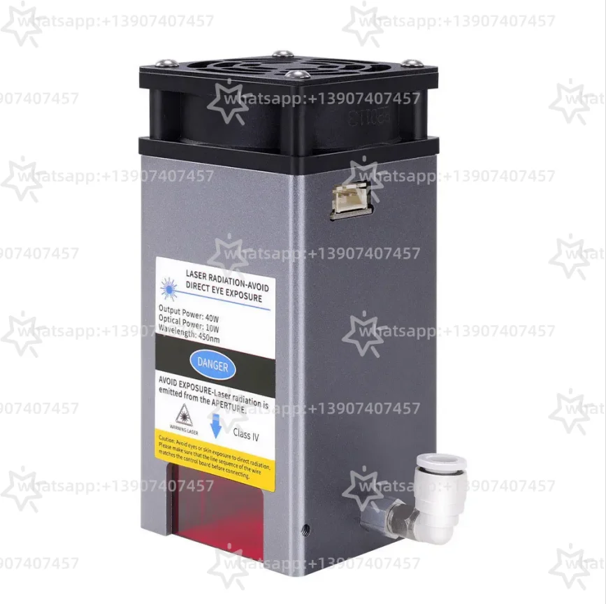 

40 Вт интеллектуальный регулируемый воздушный насос с фиксированным фокусом, станок для лазерной резки, мощный лазерный гравировальный станок