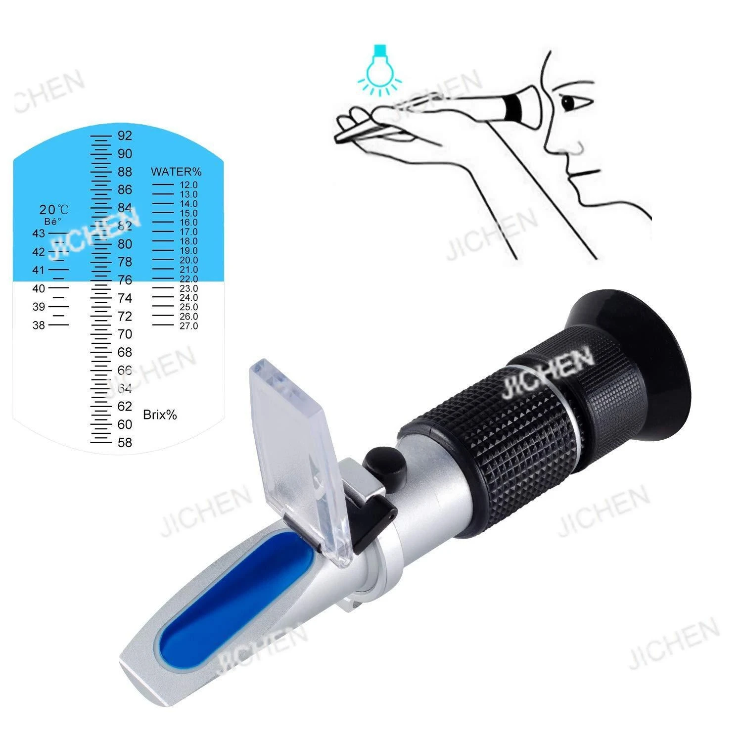

Export Honey Refractometer High Precision Handheld Refractometer Sugar Meter Tester Beekeeping Tools