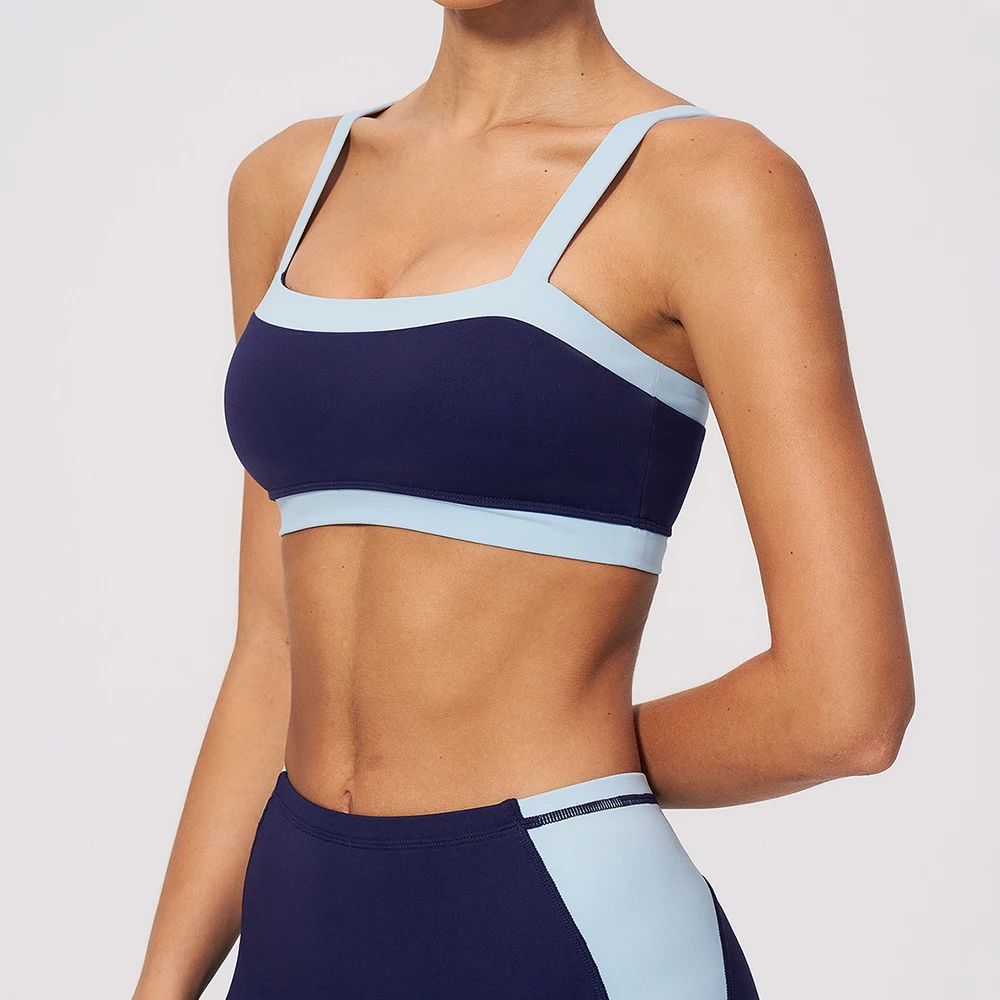 U-Neck Yoga Bra Women's Fitness Sport Underwear Yoga Top Breathable Beauty Back Workout Bra Female Gym Crop Top Yoga Underwear