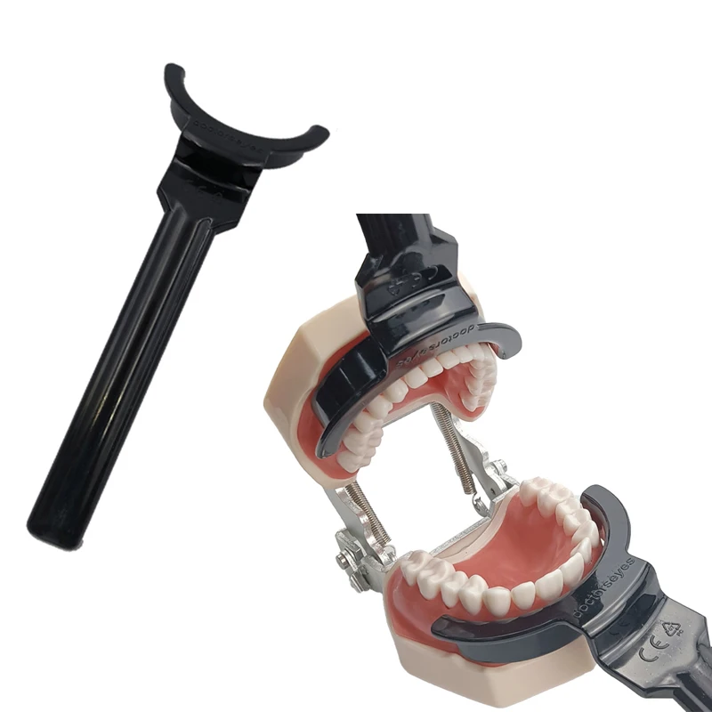 Retractor de labios superior e inferior, Retractor de labios de doble cabeza, abridor de boca de mejilla Intraoral, herramientas dentales de