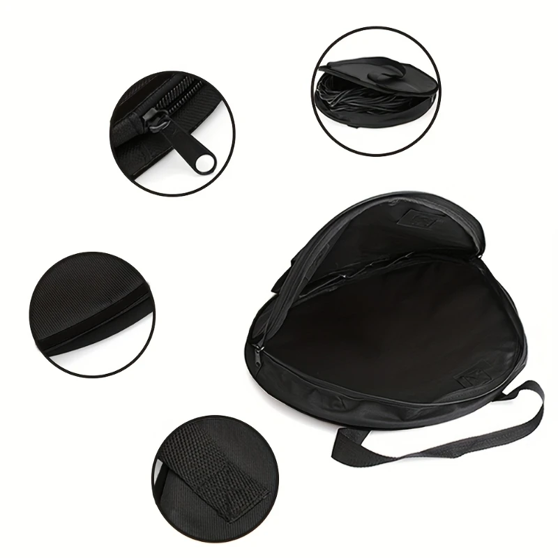 

1pcs Car RV Wire Cable Harness Storage Bag Waterproof Oxford Cloth Portable Charge Cable Bag Cable Organizer RV Accessories