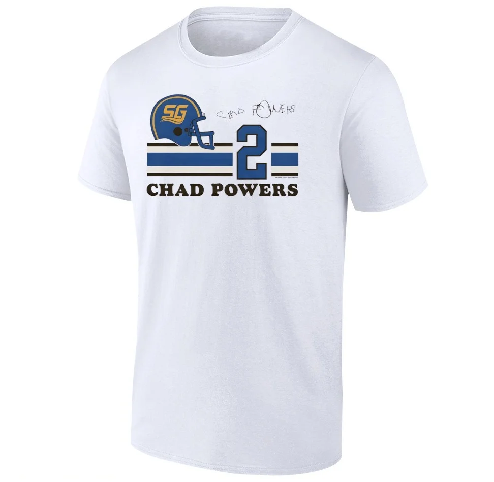 تشاد باورز التي شيرت جورجيا الجنوبية سمك السلور 200 تي شيرت مضحك لكرة القدم ميرش Crewneck قصيرة الأكمام التي شيرت الرجال/النساء برنامج تلفزيوني بلايز