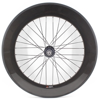 1pcs 700C 38/50/60/88mm Fixed Gear Road bike 3K UD 12K full carbon fibre bicycle wheelset carbon tubular clincher tubeless rims