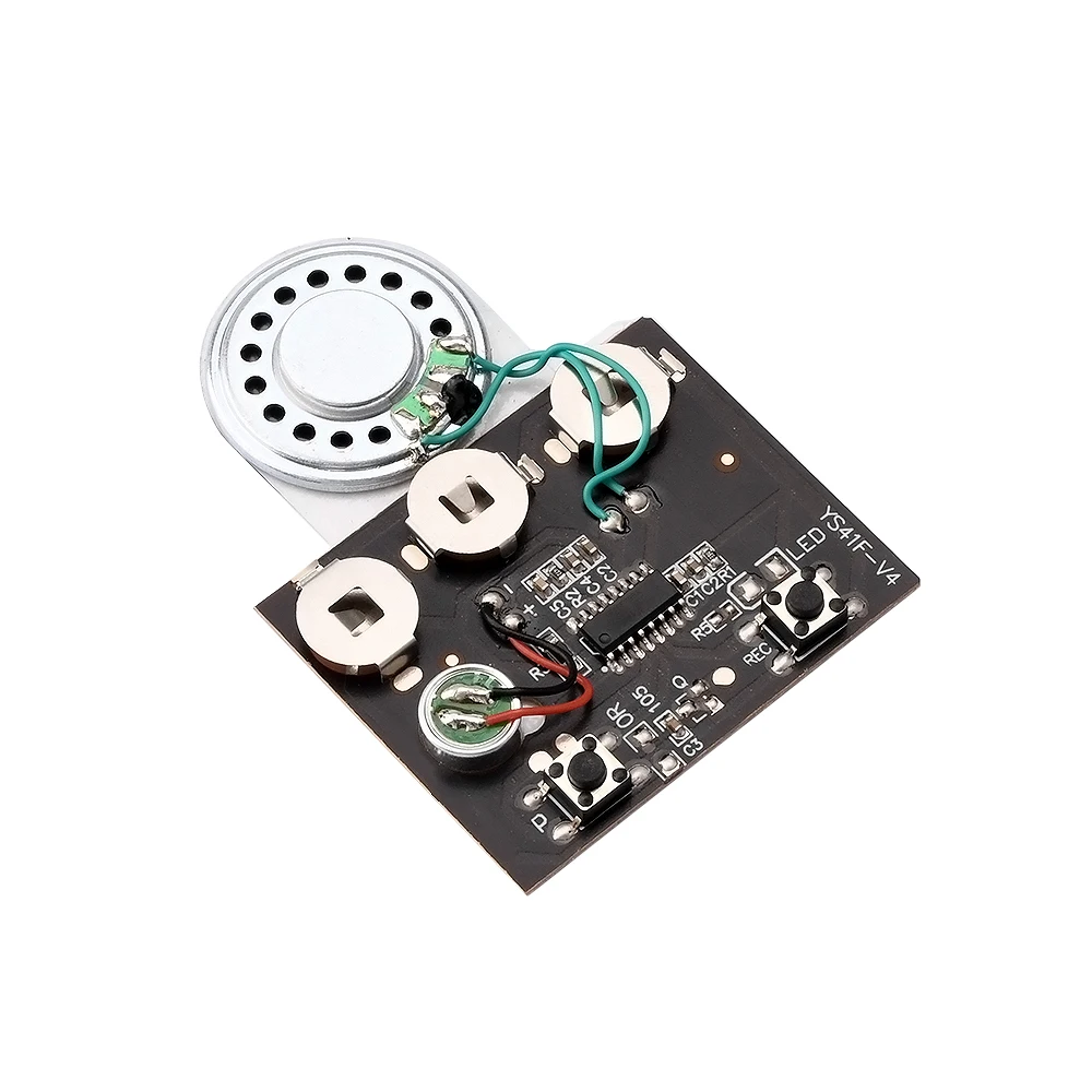 30 Seconds Photosensitive Sound Voice Audio Music Recordable Recorder Board Chip Programmable Music Module for Greeting Card DIY