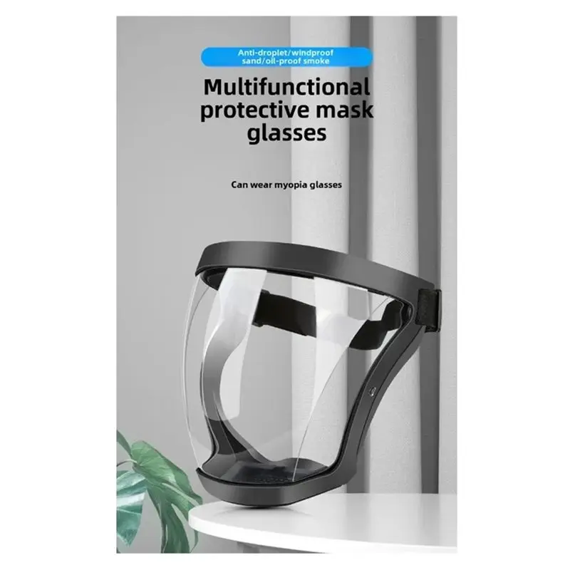 ABBY-HD Anti-stof, anti-druppel, anti-rook Volledige gezichtsbeschermbril Elektrisch lassen Rijden Beschermend masker
