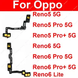 Power Volume Flex Cable For OPPO Reno 5 6 Pro Plus Pro+ 6 Lite 4G 5G Side Button Power Volume Flex Ribbon Replacement