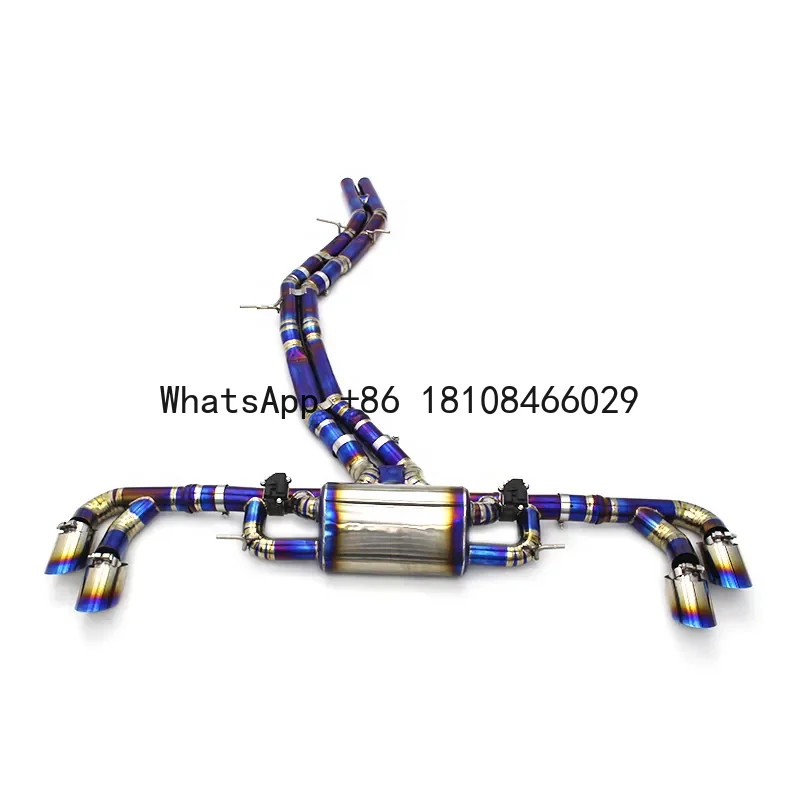 Titanium Exhaust pipes Valve Catback Exhaust For Lamborghini URUS 4.0 2018-2023 Car High Performance Exhaust System