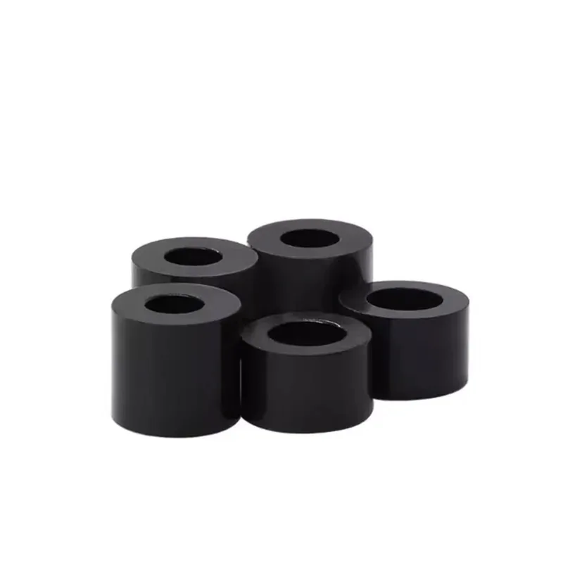 Isolierte Schraubenhülse aus schwarzem Nylon-Kunststoff, verdickte Abstandssäule für Elektronik M5, M5,2, M5,4, M6,2