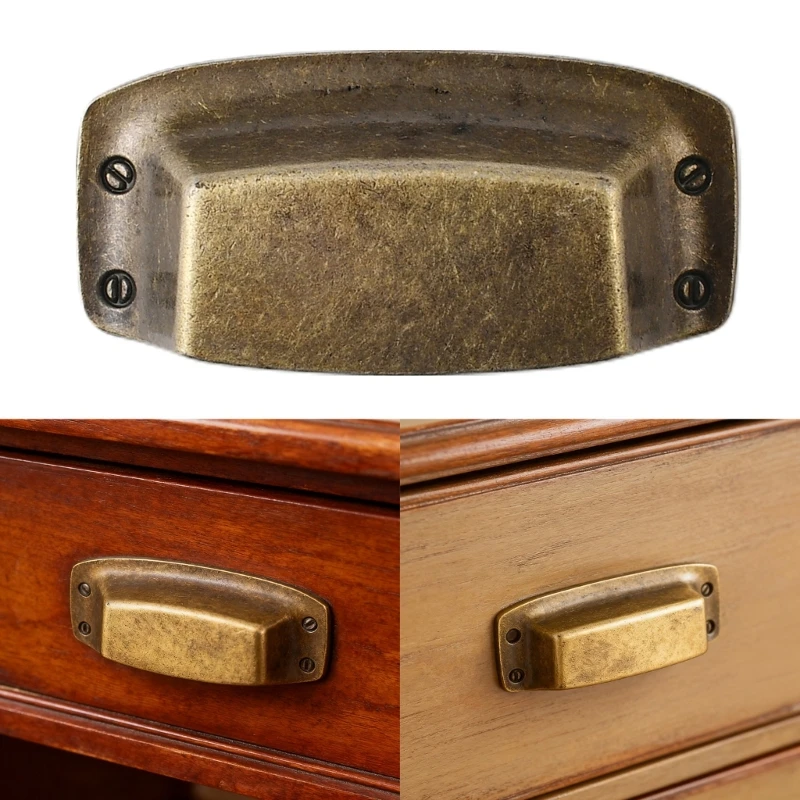 

Arched Form mixture Pulls for Drawer Furniture Featuring Antique Finish and Ergonomic Handling and Easy Mounting Solution