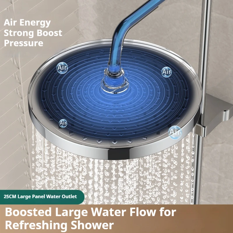10inch High Pressure Pressurized Showerhead,Top spray large water,Rainfall Shower Head,Bathroom Accessories