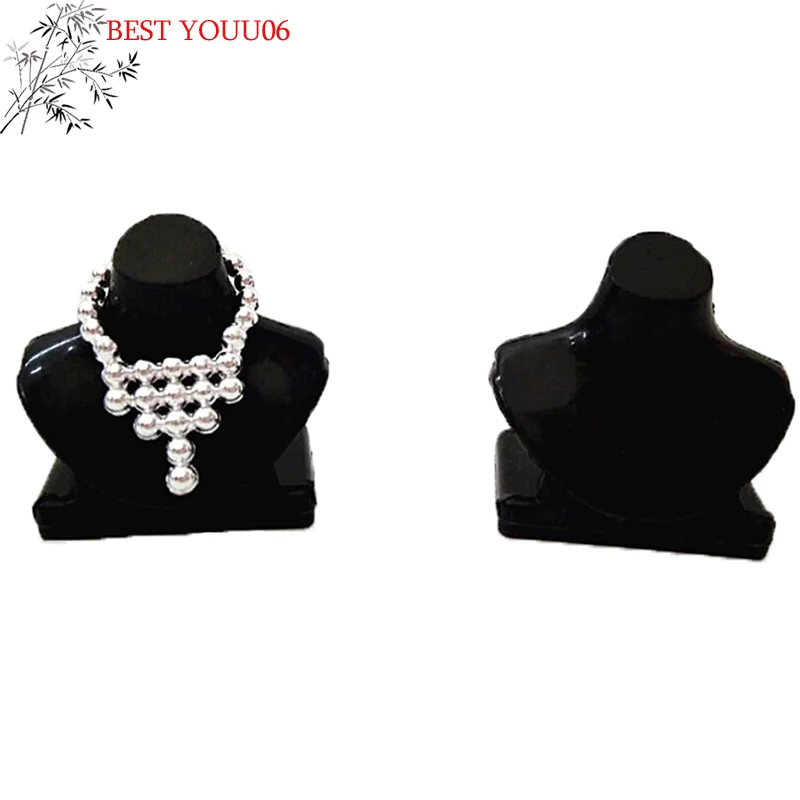 

(YOUU06) 5 шт. миниатюрных черных держателей для ожерелий для кукольного домика, аксессуары для игрушек