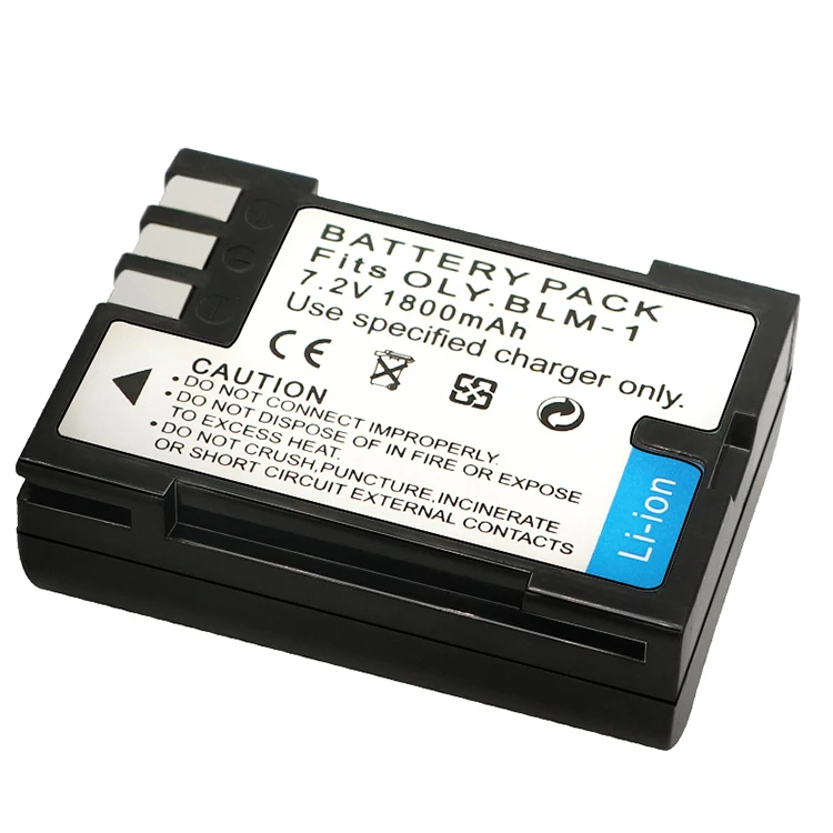 1800mAh PS-BLM1 BLM-1 Battery for Olympus C-5060 C-7070 C-8080 E-30 E-300 E-330 E-500 E-510 E-520 E3 BLM1 Camera