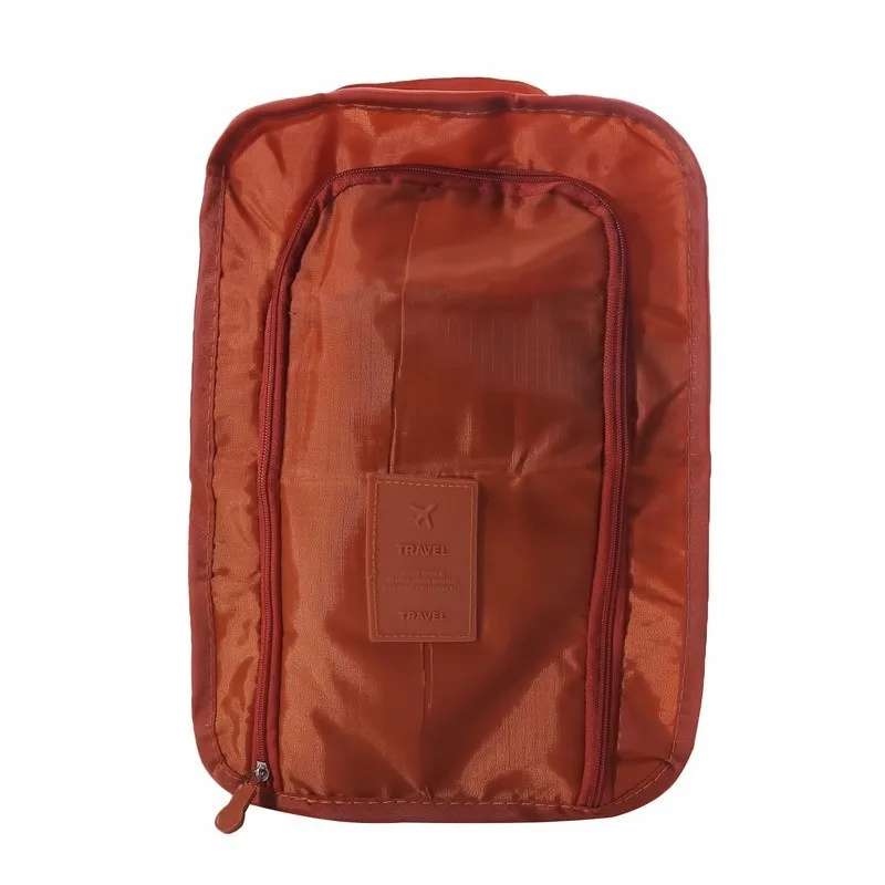 Portable Waterproof Shoes Organizer Storage Bag Pouch Pocket Packing Cubes Handle Nylon Zipper For Travel Accessories
