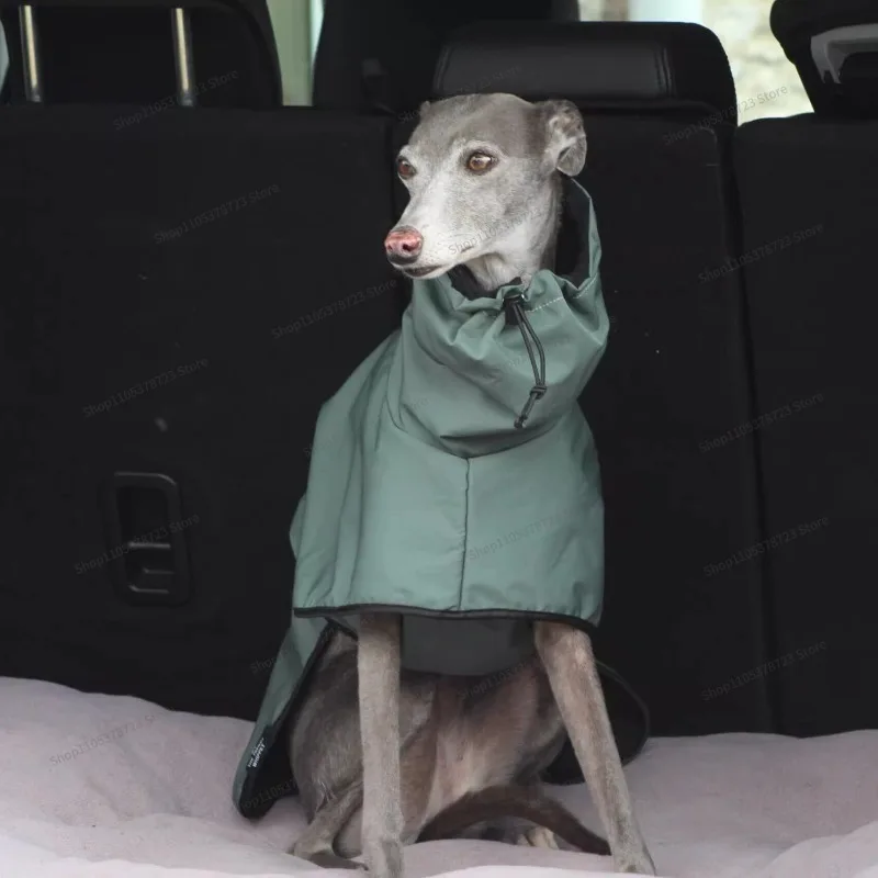 For Jacket Greyhound Warm Jacket Pet Dog Dog Clothes Autumn and Winter Outdoor Belly Protection