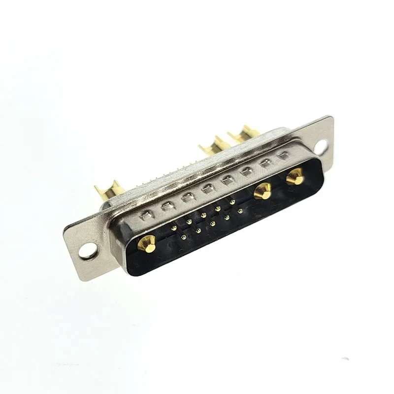 DB Plug 13W3 30A Gold Plated Male / Female High Current Connector D-SUB Adapter Solder Type 13Pin Plug Socket Welding High Power