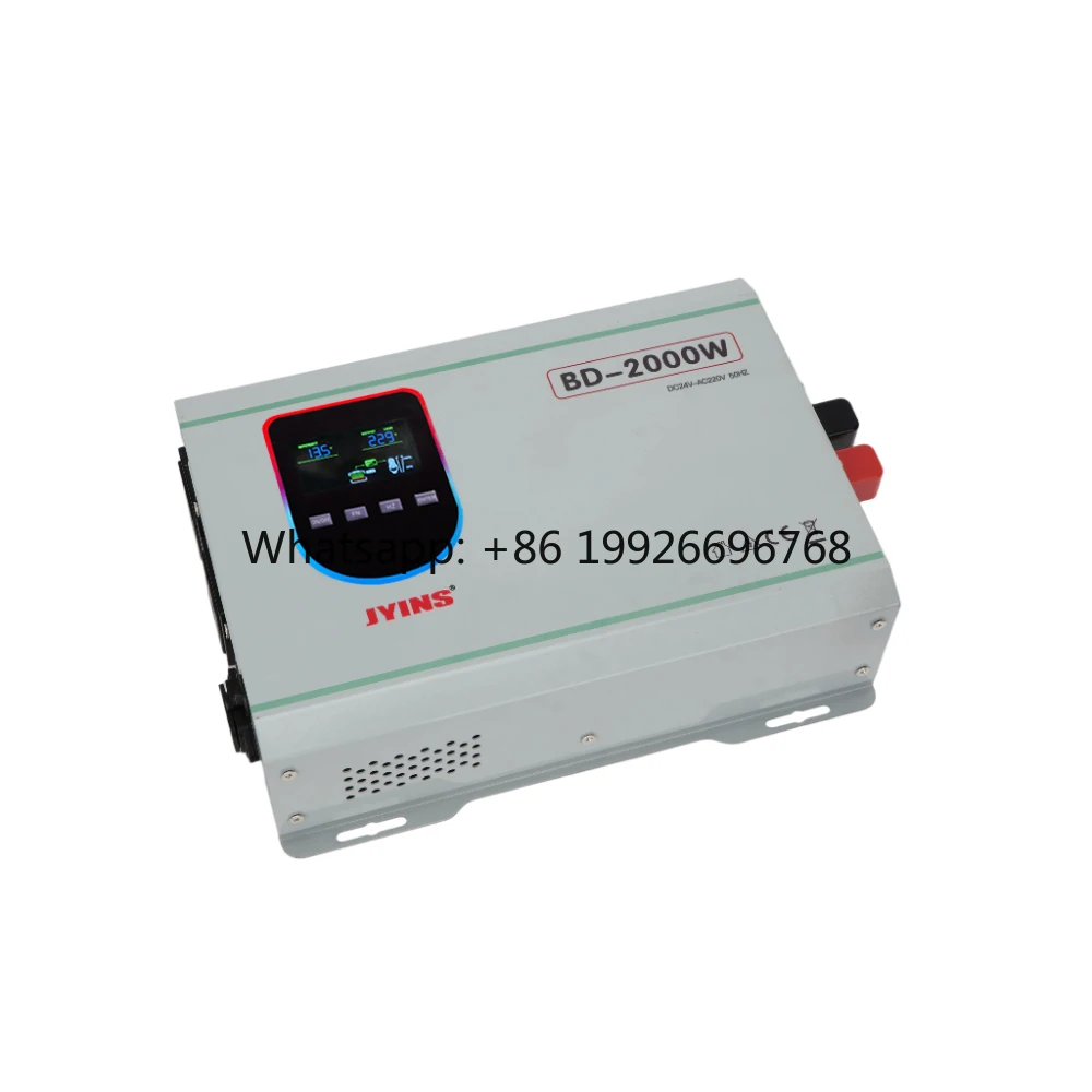 

Быстрое зарядное устройство 12В 24В 48В 2000Вт, двунаправленный однофазный сетевой инвертор с чистой синусоидой, 12В 60А, для дома и промышленности