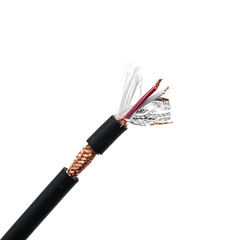 High Quality Balanced Microphone Cable 2 Core 20 22 23 24 awg OFC Double Shielded Flexible Mic XLR Bulk Audio Stage Cable Wire