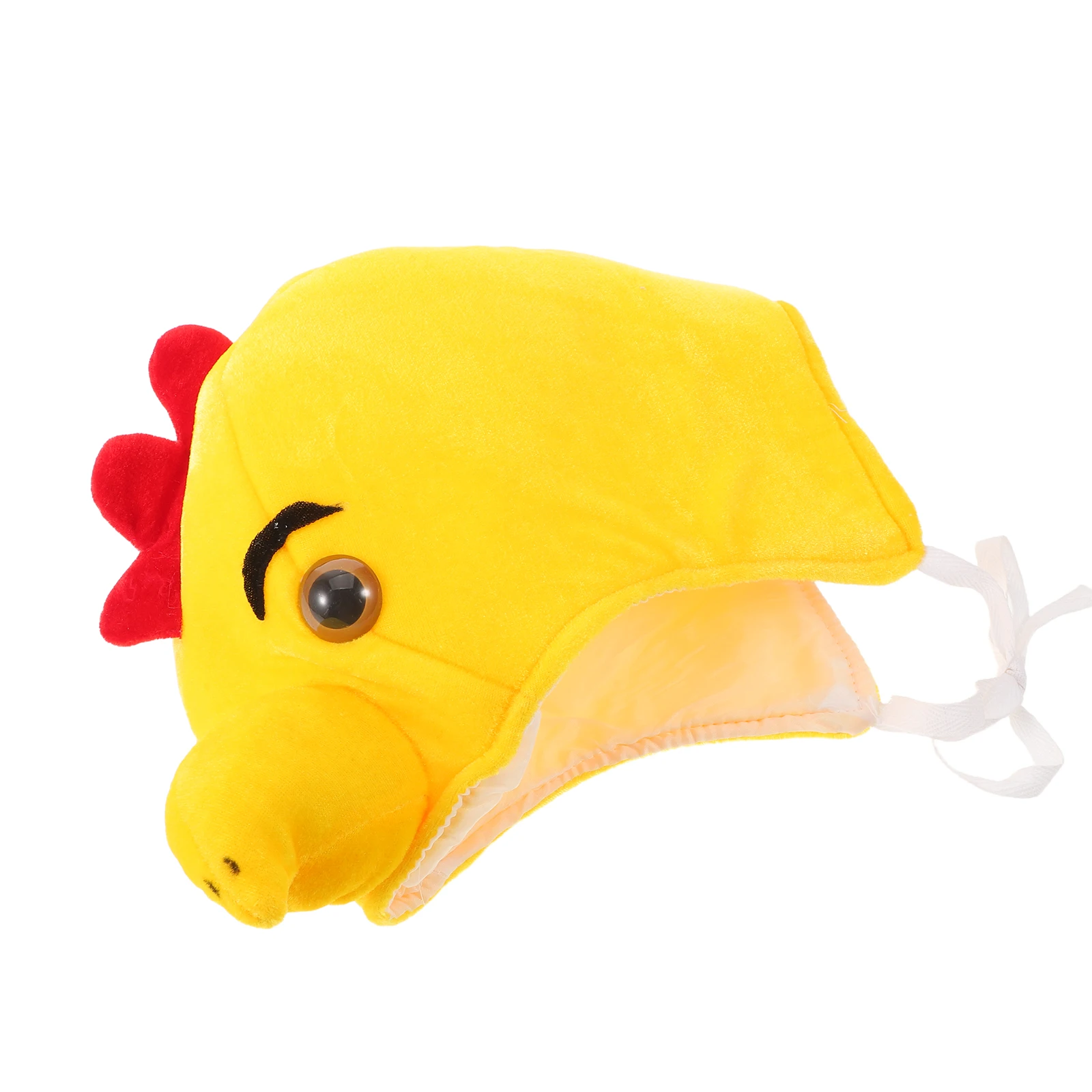 Kip Dierenhoofdband Zacht Geel Kleine Kuiken Hoed Feestmuts Kerstkostuum Cosplay Props Maat M Grappig Feesthoofddeksel