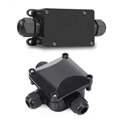 IP68 Waterproof Junction Box 2 Way 3 Way Cable Connector Sealed Retardant Electrical Outdoor Waterproof Box DIY