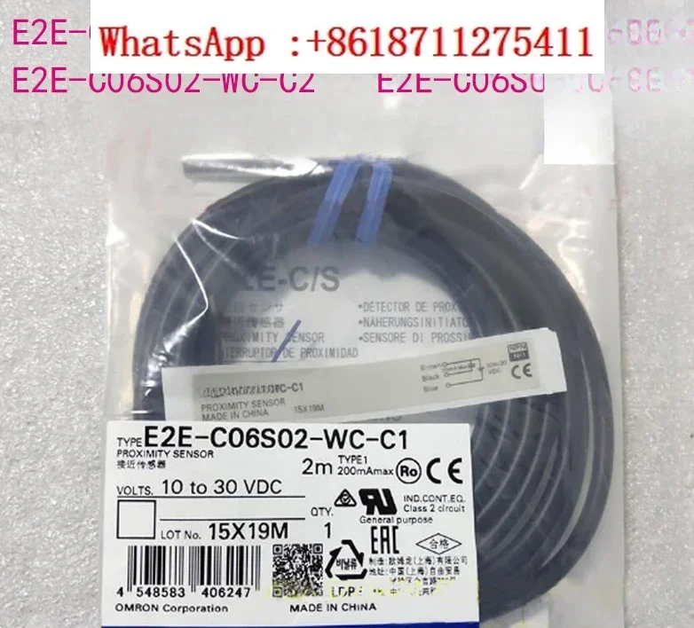 

Miniature sensor E2E-C06S02-WC-C1/C2 E2E-C06S02-WC-B1/B2 proximity switch