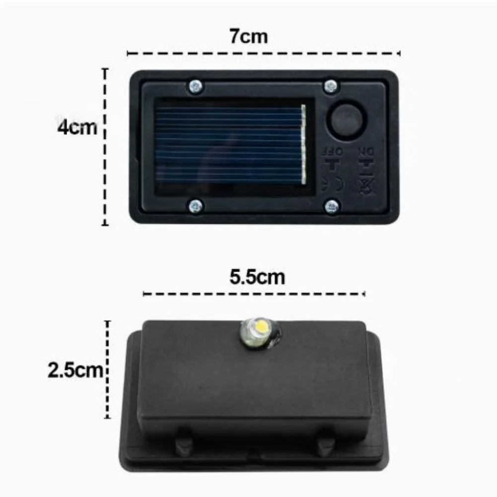Replacement Box for Solar Lamp Battery Compartments 2-Pack Compatible with For Outdoor LED Fixtures and Solar Lighting