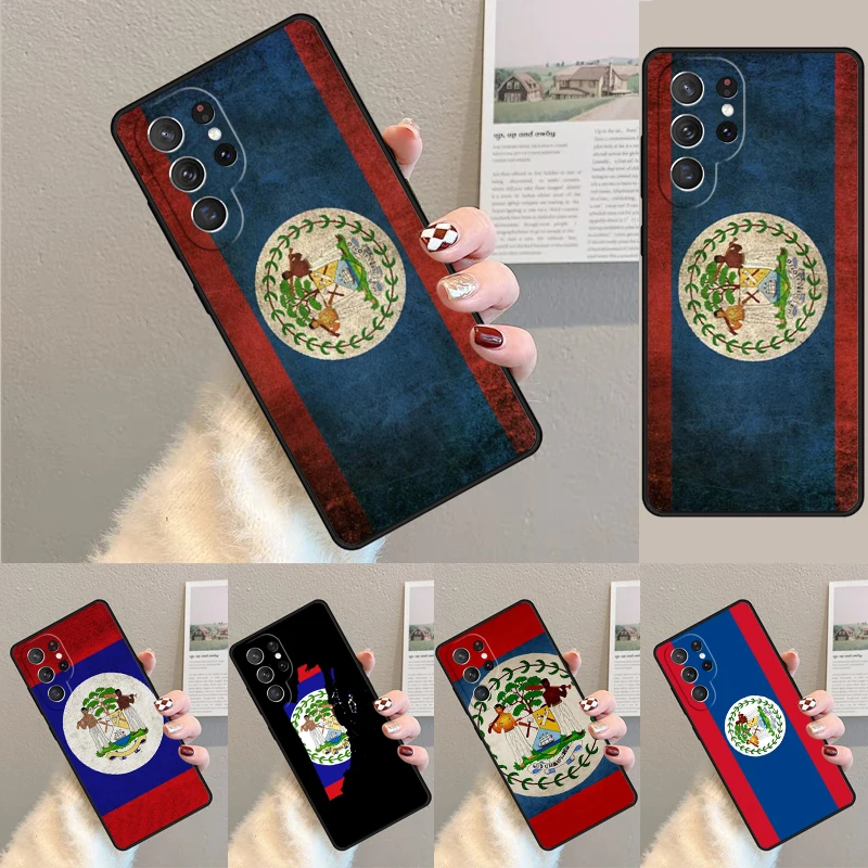 Belize Flag Phone Case for Samsung Galaxy note 10 pro S26 Ultra S23 S24 FE S25 S21 S22 PLUS shockproof Cove