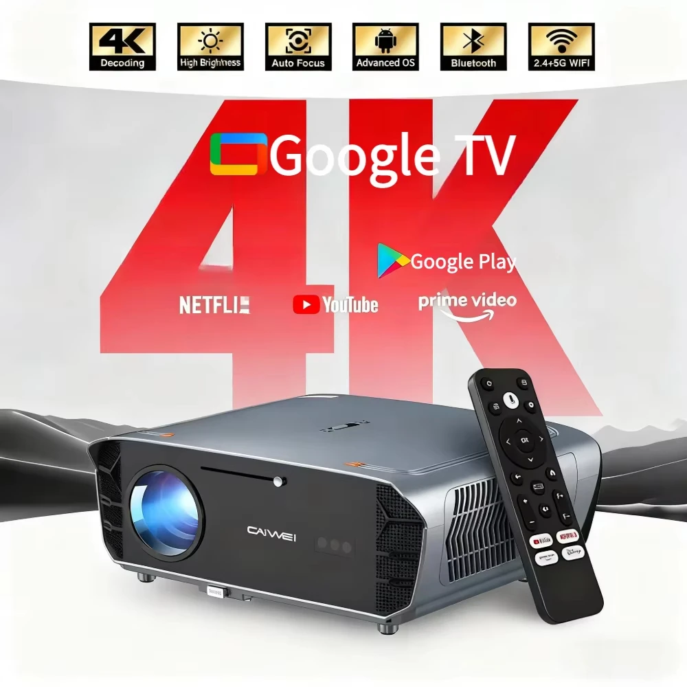 

newest 3500ANSI 4k UHD projector smart google tv home theater TOF projector 1080P android 2.4+5G wifi auto focus projector Hot