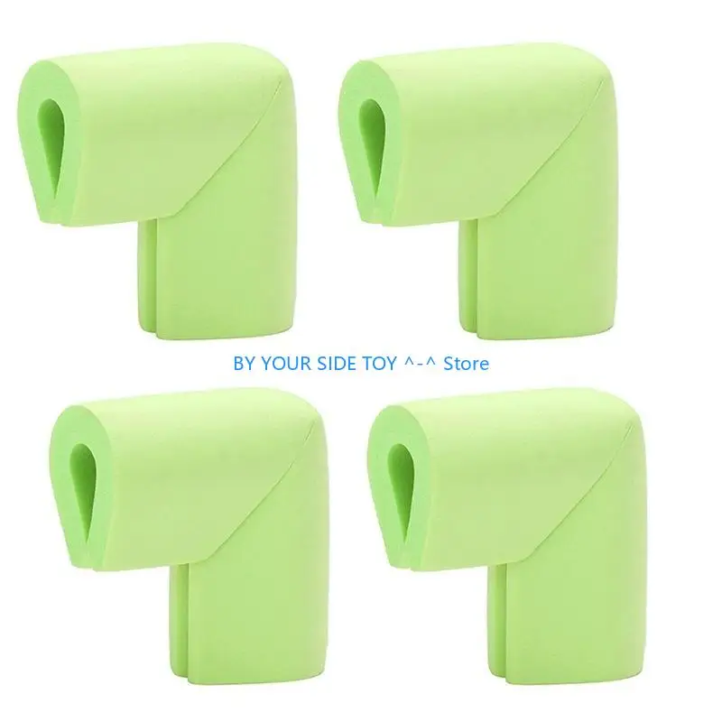 4x سلامة الطفل لحماية حشوات الزوايا المضادة للتصادم حافة حماة حشوات زوايا الطاولة للزجاج والأثاث المسطح U6XE